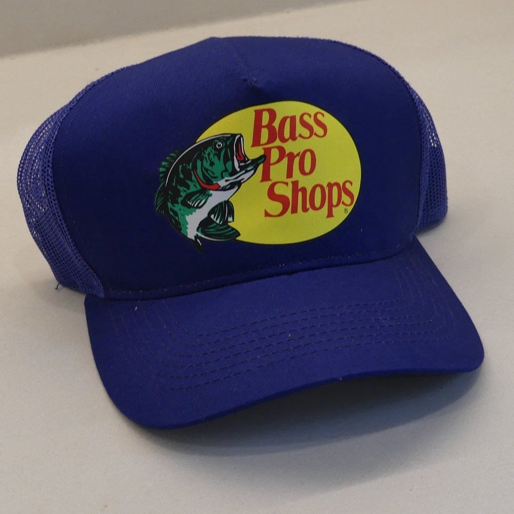 Bass Pro Shops Blue Snapback Trucker Hat
